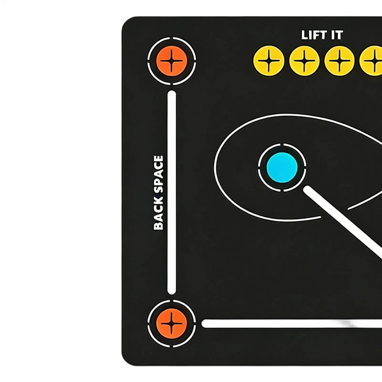 Field Hockey Training Mat Non-Slip Quiet Ball Control Sports Trainer Field Hockey Training Equipment For Indoor Outdoor Home Gym