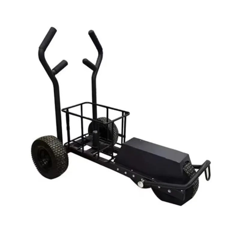 Gym Equipment Tank Sled Wheels Push Pull Plate Loaded Machine Variable Magnetic Tank Car Fitness Tank Power Trainer