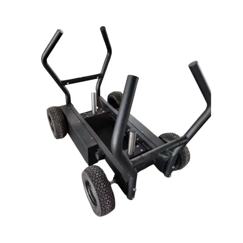 Gym Equipment Tank Sled Wheels Push Pull Plate Loaded Machine Variable Magnetic Tank Car Fitness Tank Power Trainer